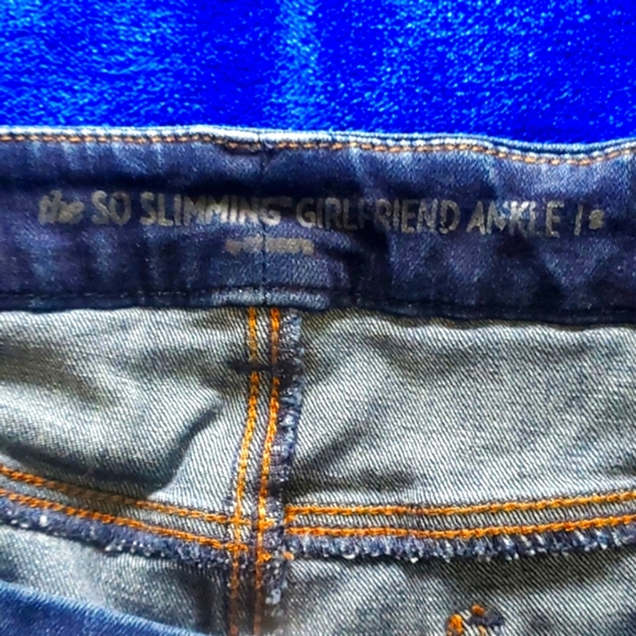 Chico's So Slimming Girlfriend Ankle Jeans 12 (2) - Picture 3 of 4